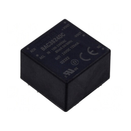Convertor AC/DC 3W 24VDC | Electronic-mag.ro | Componente Electronice