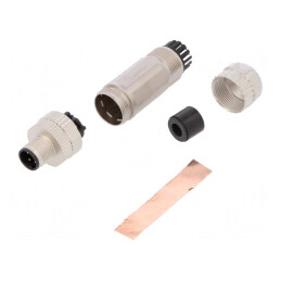 Conector M12 4-PIN DeviceNet/CANopen IP67 | Electronic-mag.ro | Componente Electronice