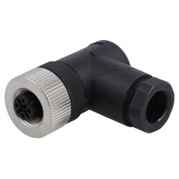 Mufă M12 PIN 5 Mamă Profibus pe Cablu IP65/IP67 60V 4A | Electronic-mag.ro | Componente Electronice