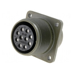 Conector Circular Dimensiune 18 Aliaj Aluminiu | Electronic-mag.ro | Componente Electronice