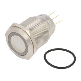 Comutator Anti-Vandalism SPDT 3A/220VAC 5A/24VDC IP65 | Electronic-mag.ro | Componente Electronice