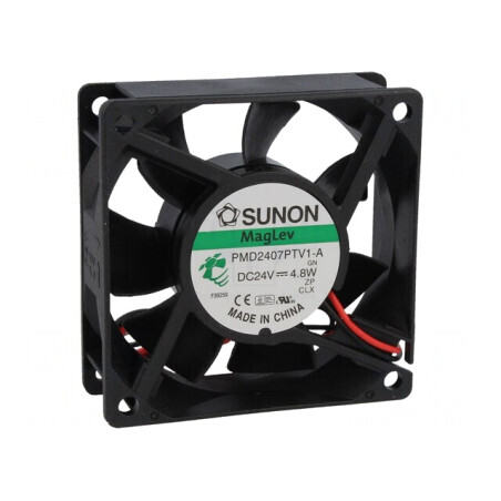 Ventilator DC axial 24V 70x70x25mm 83,25m3/h 44dBA | Electronic-mag.ro | Componente Electronice