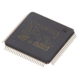 Microcontroler ARM 120MHz LQFP100 1,8-3,6V STM32F205VET6