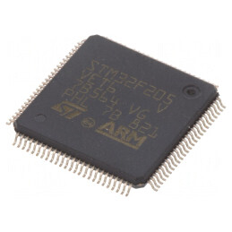 Microcontroler ARM 120MHz LQFP100 1,8-3,6V STM32F205VET6 | Electronic-mag.ro | Componente Electronice