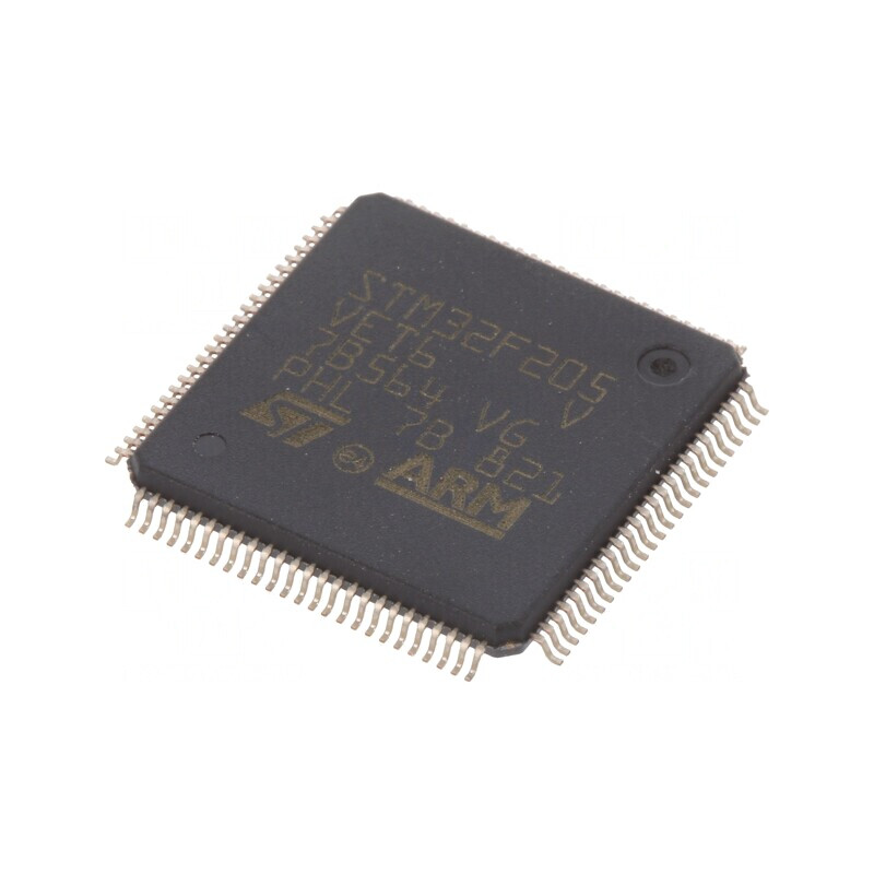 Microcontroler ARM 120MHz LQFP100 1,8-3,6V STM32F205VET6 | Electronic-mag.ro | Componente Electronice
