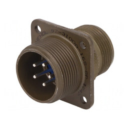 Conector Circular 16S 97 Aluminiu Oliv | Electronic-mag.ro | Componente Electronice
