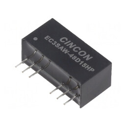 Convertor DC/DC 3W 18-74V la 15V/-15V THT | Electronic-mag.ro | Componente Electronice