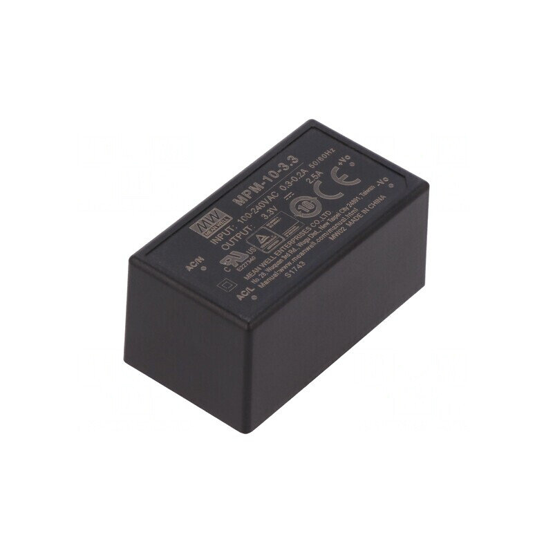Convertor AC/DC 8,3W 3,3VDC 2,5A | Electronic-mag.ro | Componente Electronice
