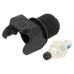 Soclu Alimentare DC Han S 120 Tată Rotativ | Electronic-mag.ro | Componente Electronice