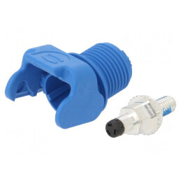 Soclu Alimentare DC Han S 120 Tată Rotativ | Electronic-mag.ro | Componente Electronice