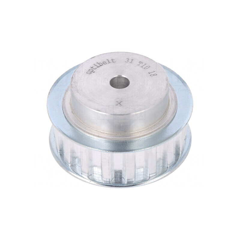 Roată de curea T10 aluminiu 16mm 55,45mm | Electronic-mag.ro | Componente Electronice
