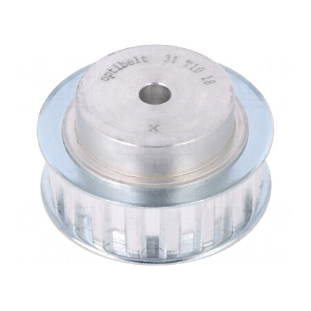Roată de curea T10 aluminiu 16mm 55,45mm | Electronic-mag.ro | Componente Electronice