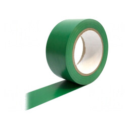 Bandă de Marcare Verde Autoadezivă 33m x 50mm | Electronic-mag.ro | Componente Electronice