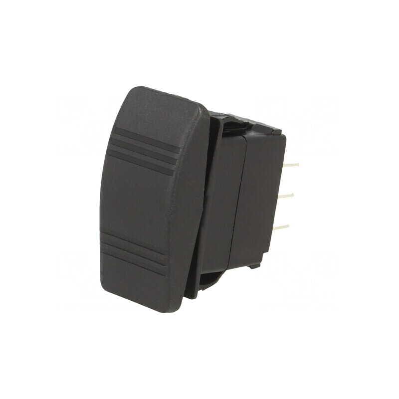 Comutator Basculant Negru 20A/14VDC IP56 | Electronic-mag.ro | Componente Electronice