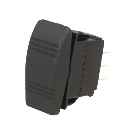 Comutator Basculant Negru 20A/14VDC IP56 | Electronic-mag.ro | Componente Electronice