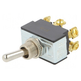 Comutator Basculant DPDT ON-ON 21A 14VDC Cu Șurub | Electronic-mag.ro | Componente Electronice