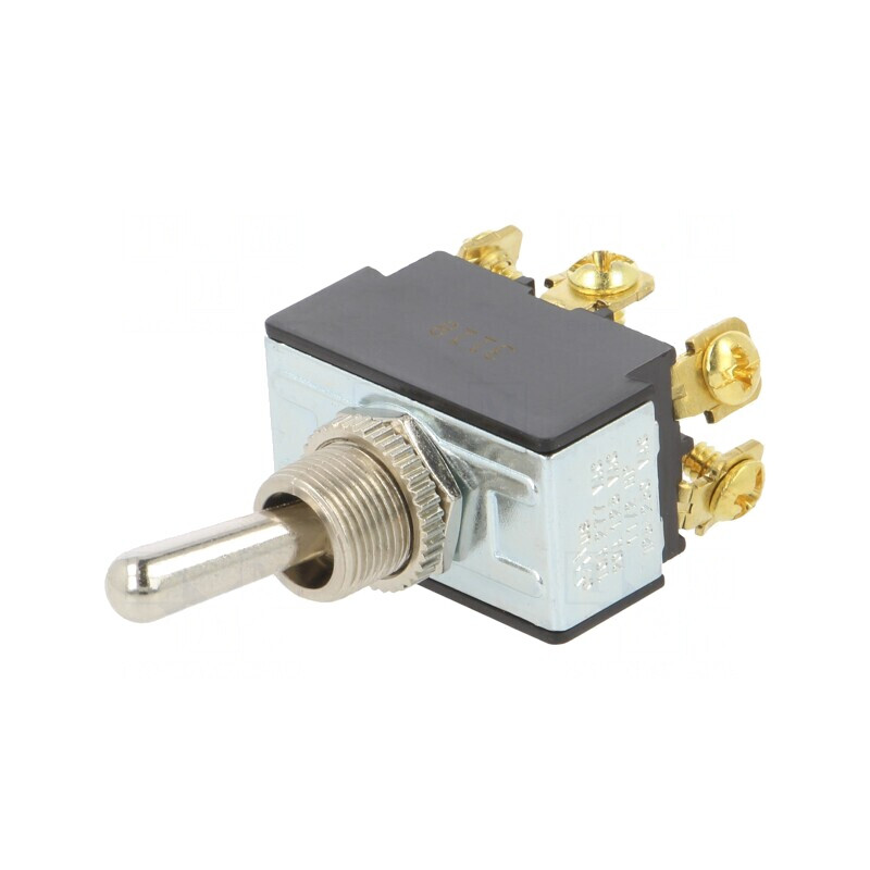 Comutator Basculant DPDT ON-ON 21A 14VDC Cu Șurub | Electronic-mag.ro | Componente Electronice
