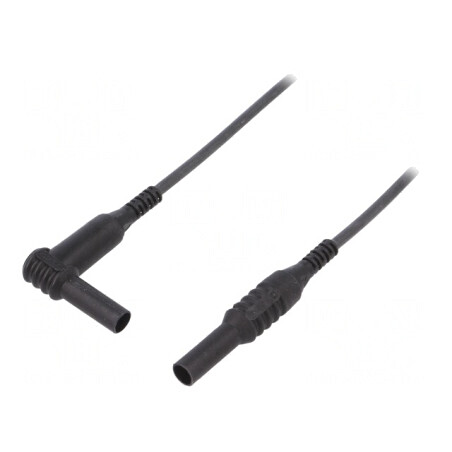 Cablu de măsurare 1kVDC 10A 1,5m Negru | Electronic-mag.ro | Componente Electronice
