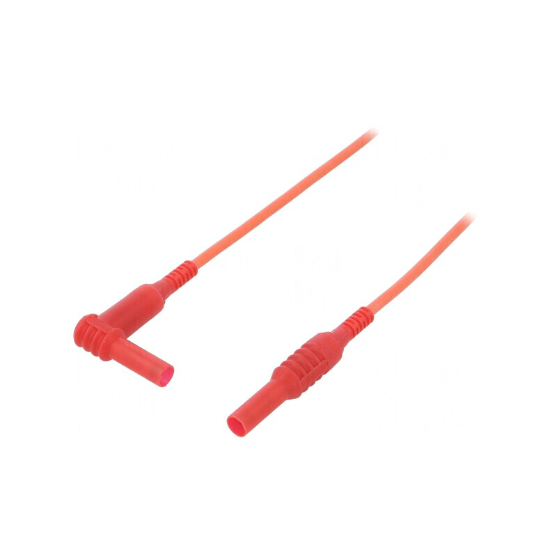 Cablu de măsurare 1,5m 10A roșu silicon 1kVDC | Electronic-mag.ro | Componente Electronice