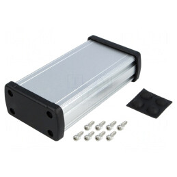 Carcasă universală aluminiu 68.7x129x35.2 mm | Electronic-mag.ro | Componente Electronice