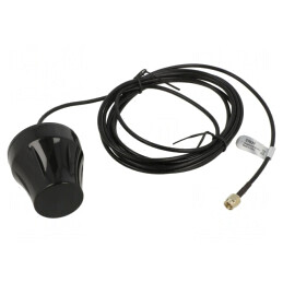 Antena SMA Neagră 50W 600-2700MHz 3m 5dBi RG174 | Electronic-mag.ro | Componente Electronice