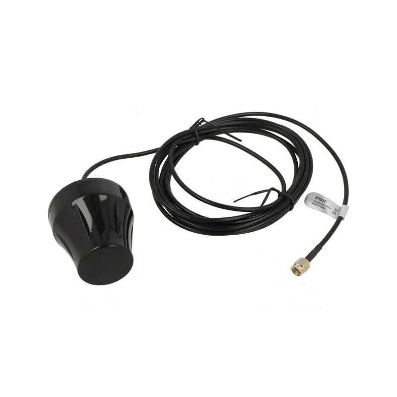 Antena SMA Neagră 50W 600-2700MHz 3m 5dBi RG174 | Electronic-mag.ro | Componente Electronice