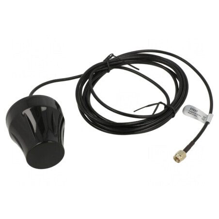 Antena SMA Neagră 50W 600-2700MHz 3m 5dBi RG174 | Electronic-mag.ro | Componente Electronice