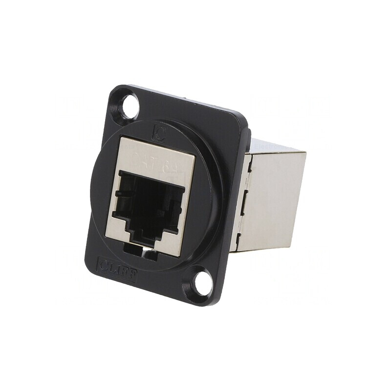 Adaptor FT Cat 6a Ecranat 8P8C Metal 19x24mm | Electronic-mag.ro | Componente Electronice Adaptor FT Cat 6a Ecranat 8P8C Metal 19x24mm | Electronic-mag.ro | Componente Electronice