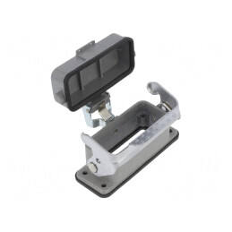 Carcasă Conectori HDC D10A IP65 cu Clichet | Electronic-mag.ro | Componente Electronice