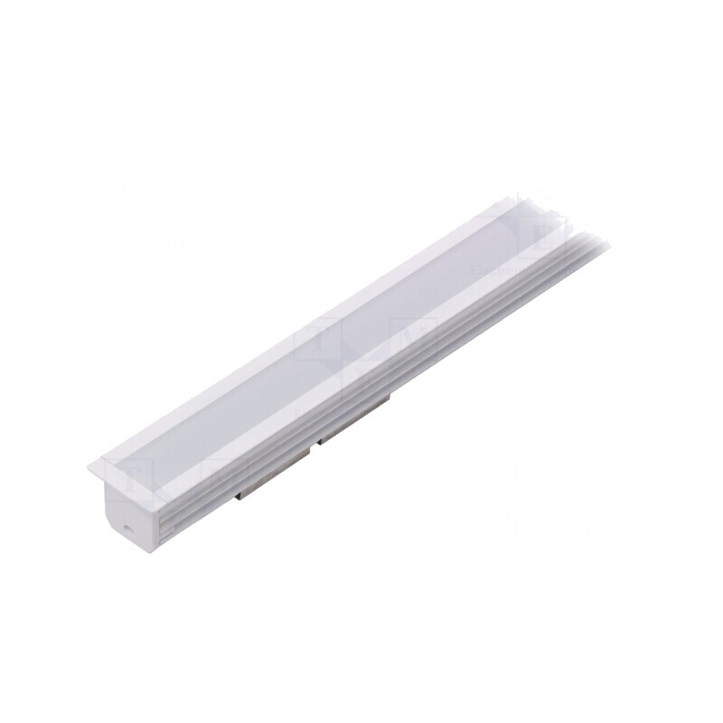 Profil LED Aluminiu Alb Lăptos 1m | Electronic-mag.ro | Componente Electronice Profil LED Aluminiu Alb Lăptos 1m | Electronic-mag.ro | Componente Electronice