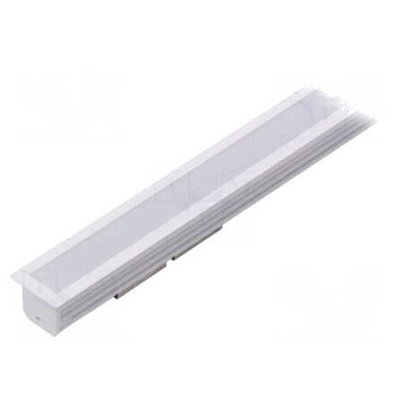 Profil LED Aluminiu Alb Lăptos 1m | Electronic-mag.ro | Componente Electronice