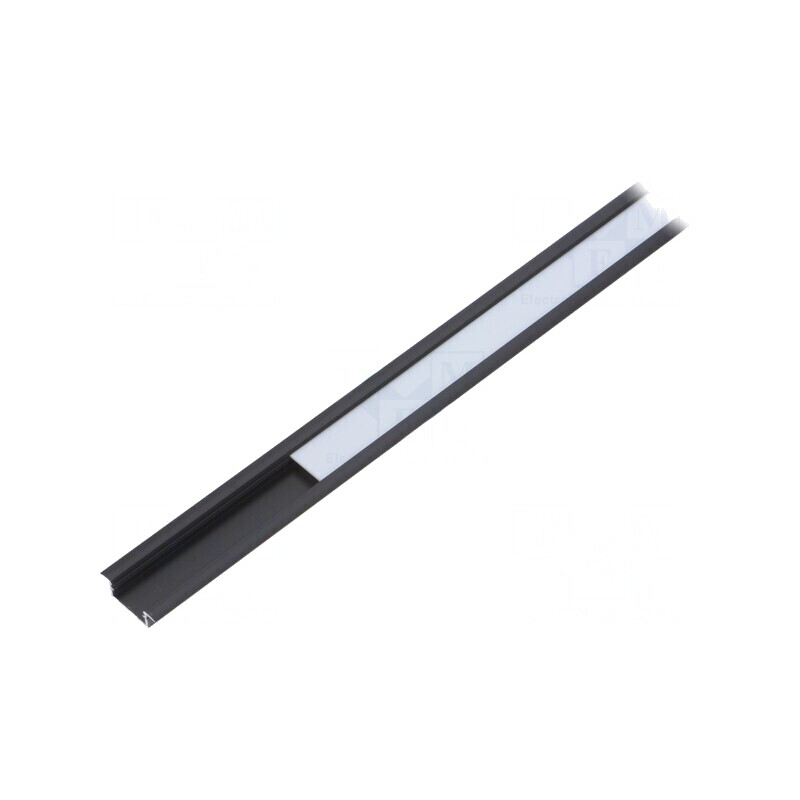 Profil aluminiu negru 1m pentru module LED | Electronic-mag.ro | Componente Electronice Profil aluminiu negru 1m pentru module LED | Electronic-mag.ro | Componente Electronice