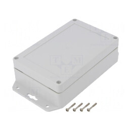 Carcasă Universală ABS Gri Deschis 100x150x45mm | Electronic-mag.ro | Componente Electronice