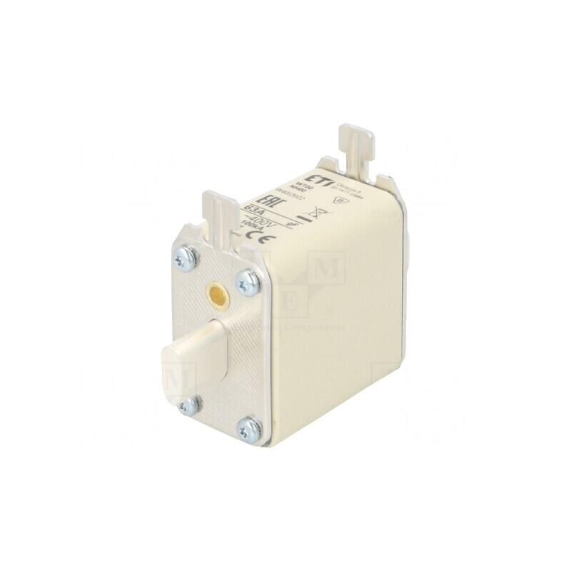 Siguranță Ardere Rapidă 63A 400V NH00 WT-NH | Electronic-mag.ro | Componente Electronice