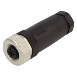 Mufă M12 4-PIN Mamă IP67 pentru DeviceNet/CANopen | Electronic-mag.ro | Componente Electronice