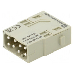 Conector HDC Han-Modular 8-PIN 16A 400V | Electronic-mag.ro | Componente Electronice