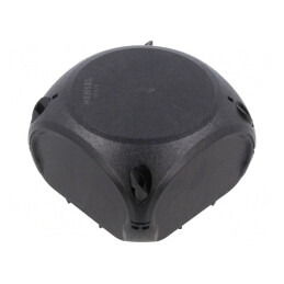 Carcasă de conexiuni IP66 neagră 93x93x62mm | Electronic-mag.ro | Componente Electronice