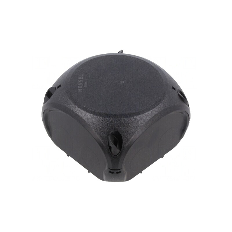 Carcasă de conexiuni IP66 neagră 93x93x62mm | Electronic-mag.ro | Componente Electronice