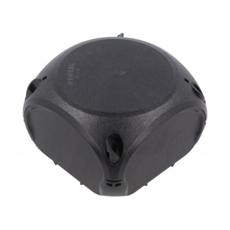 Carcasă de conexiuni IP66 neagră 93x93x62mm | Electronic-mag.ro | Componente Electronice