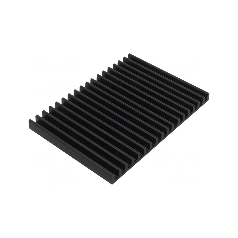 Radiator aluminiu anodizat 100x140x10mm | Electronic-mag.ro | Componente Electronice