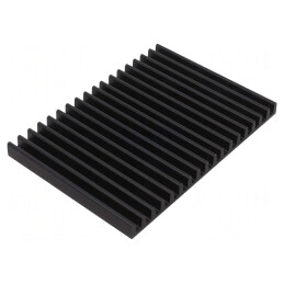 Radiator aluminiu anodizat 100x140x10mm | Electronic-mag.ro | Componente Electronice