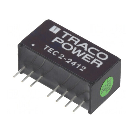Convertor DC/DC 2W 18-36V la 12V 167mA SIP8 | Electronic-mag.ro | Componente Electronice
