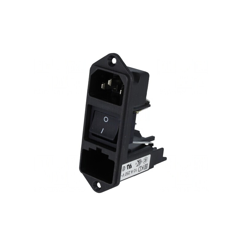 Conector Alimentare AC 10A 250V IEC 60320 KD14.1101.151 | Electronic-mag.ro | Componente Electronice Conector Alimentare AC 10A 250V IEC 60320 KD14.1101.151 | Electronic-mag.ro | Componente Electronice