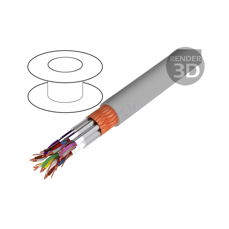 Cablu Li-2Y-CY-PIMF 8x2x0,5mm2 PVC Gri 250V Autostingere | Electronic-mag.ro | Componente Electronice Cablu Li-2Y-CY-PIMF 8x2x0,5mm2 PVC Gri 250V Autostingere | Electronic-mag.ro | Componente Electronice