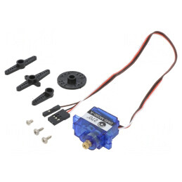 Servomecanism Micro Analogic Metalic 270° 4,8-6VDC JR | Electronic-mag.ro | Componente Electronice