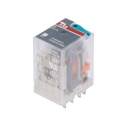 Releu electromagnetic 3PDT 220VDC 10A | Electronic-mag.ro | Componente Electronice