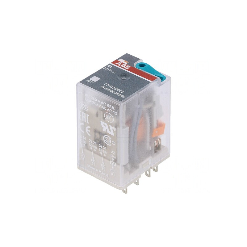 Releu electromagnetic 3PDT 220VDC 10A | Electronic-mag.ro | Componente Electronice Releu electromagnetic 3PDT 220VDC 10A | Electronic-mag.ro | Componente Electronice