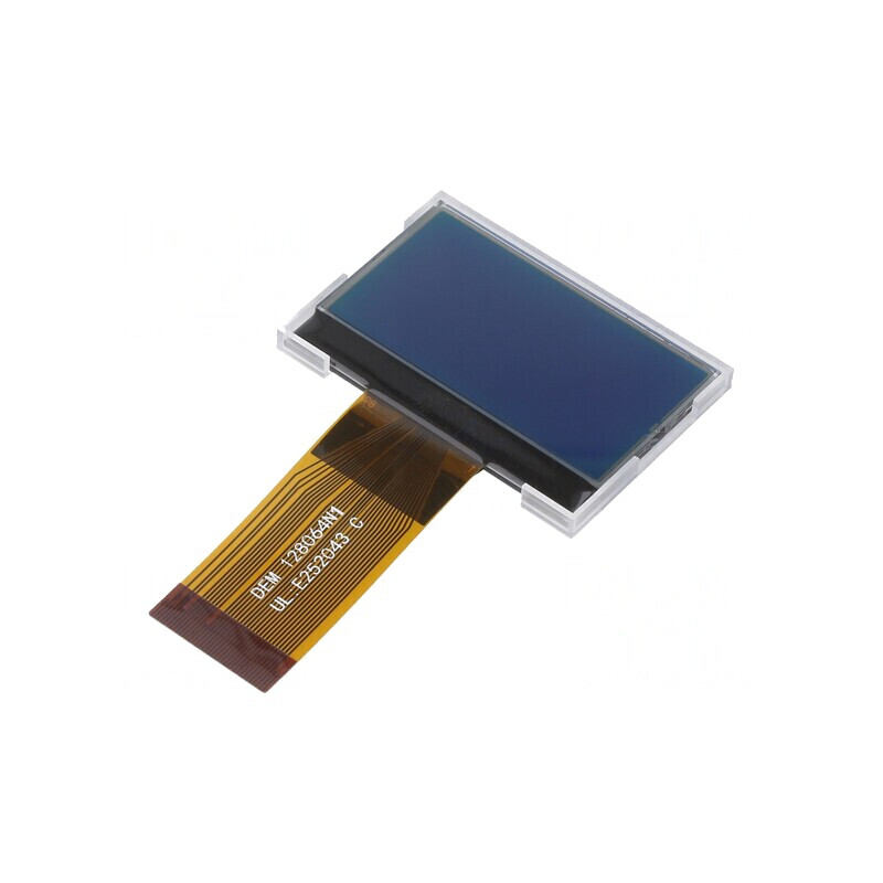 Afişaj LCD Grafic 128x64 STN Negative 1,7" | Electronic-mag.ro | Componente Electronice Afişaj LCD Grafic 128x64 STN Negative 1,7" | Electronic-mag.ro | Componente Electronice