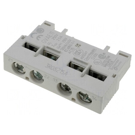 Contacte auxiliare NO NC frontală cu cleme cu șurub | Electronic-mag.ro | Componente Electronice