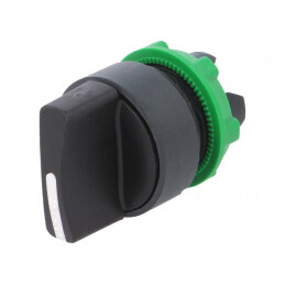 Comutator Rotativ 22mm Pozitie 2 Negru | Electronic-mag.ro | Componente Electronice